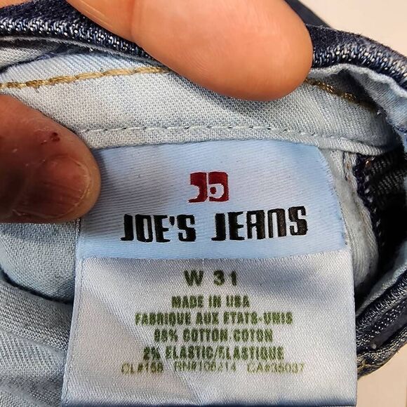 Joe’s Jeans Women’s 31 Bootcut Dark Wash Stretch Denim USA Made Mid Rise - Picture 7 of 9